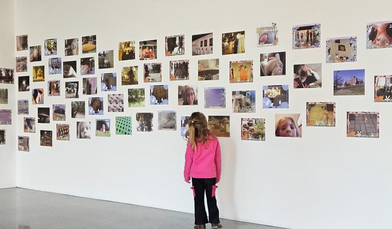 wall of photos by Skyla Otto Richard